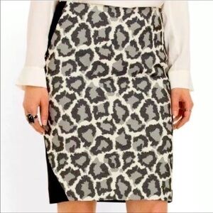Diane von Furstenburg Emma Animal Print Skirt